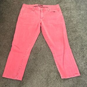 Pink capri jeans size 31 from JustFab